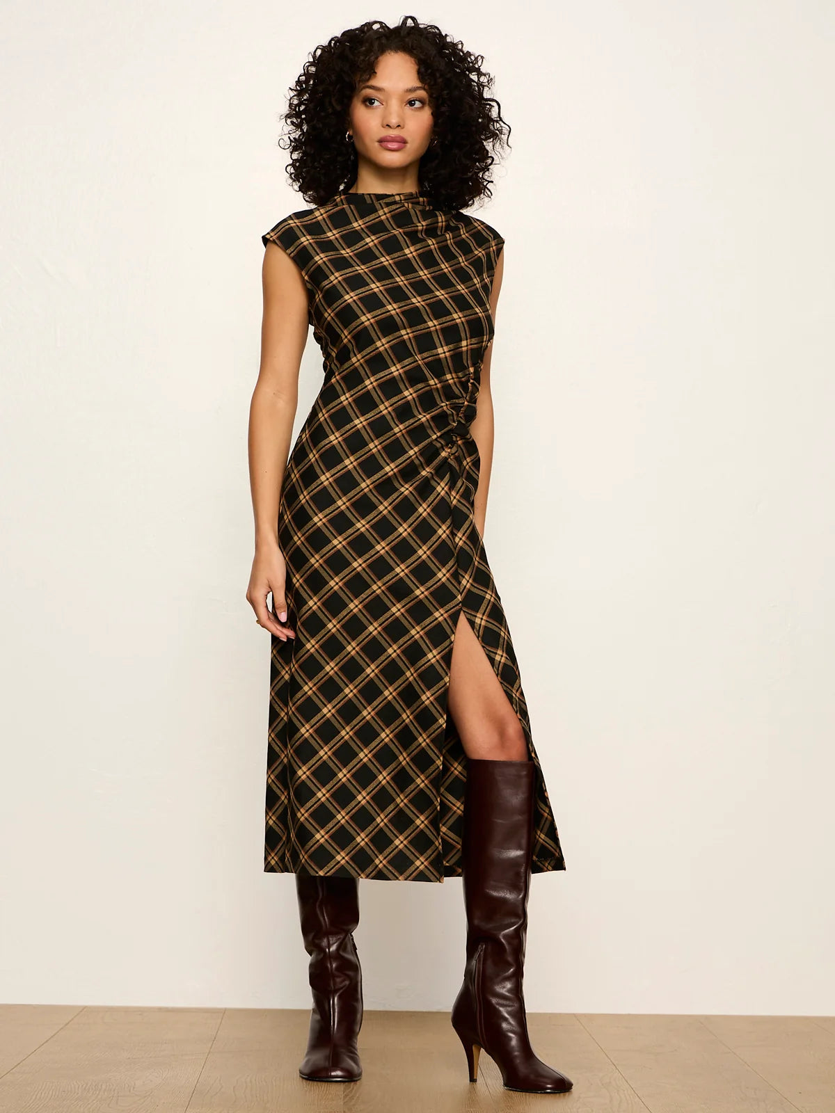 Autumn Edit Dress- Plaid