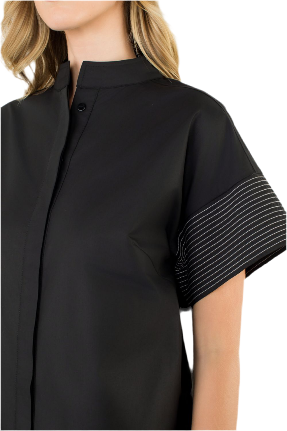 Short Sleeve Button Down Dress