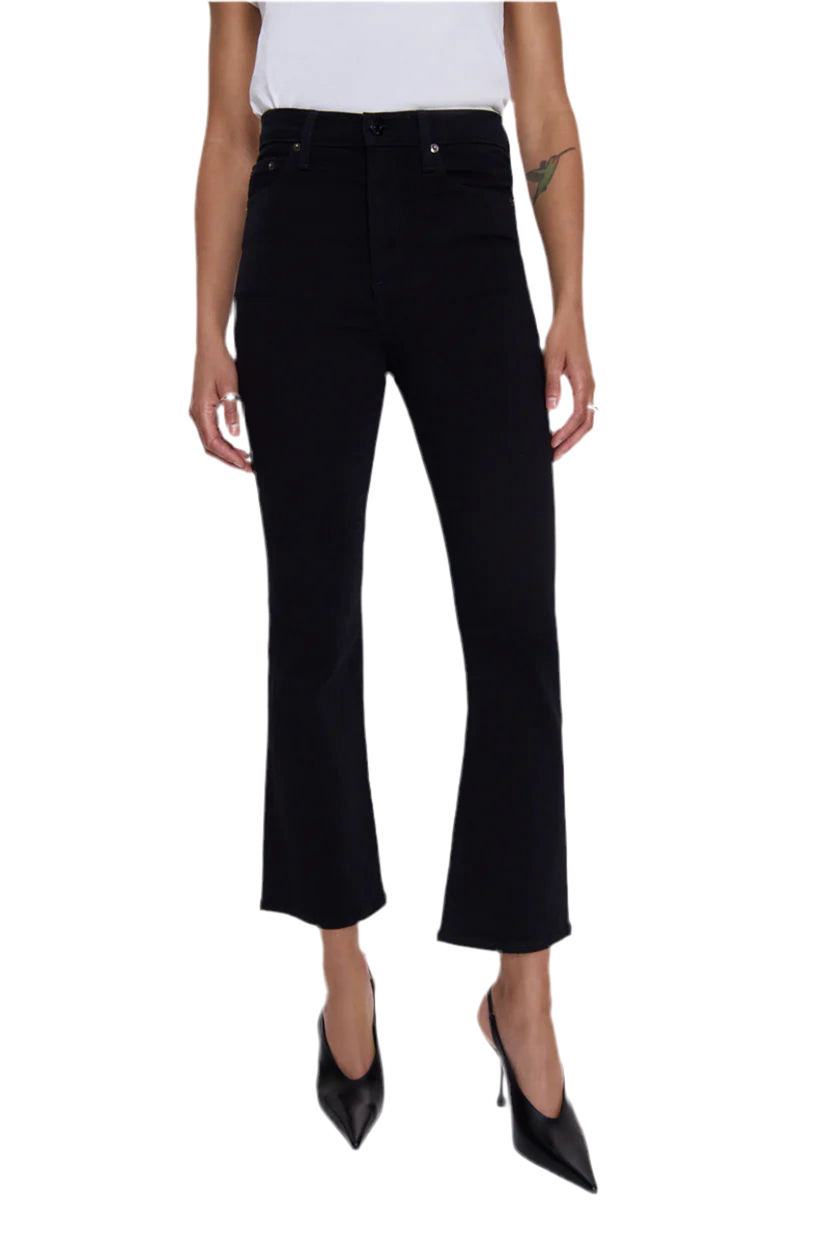 Lennon High Rise Boot Cut- Noir