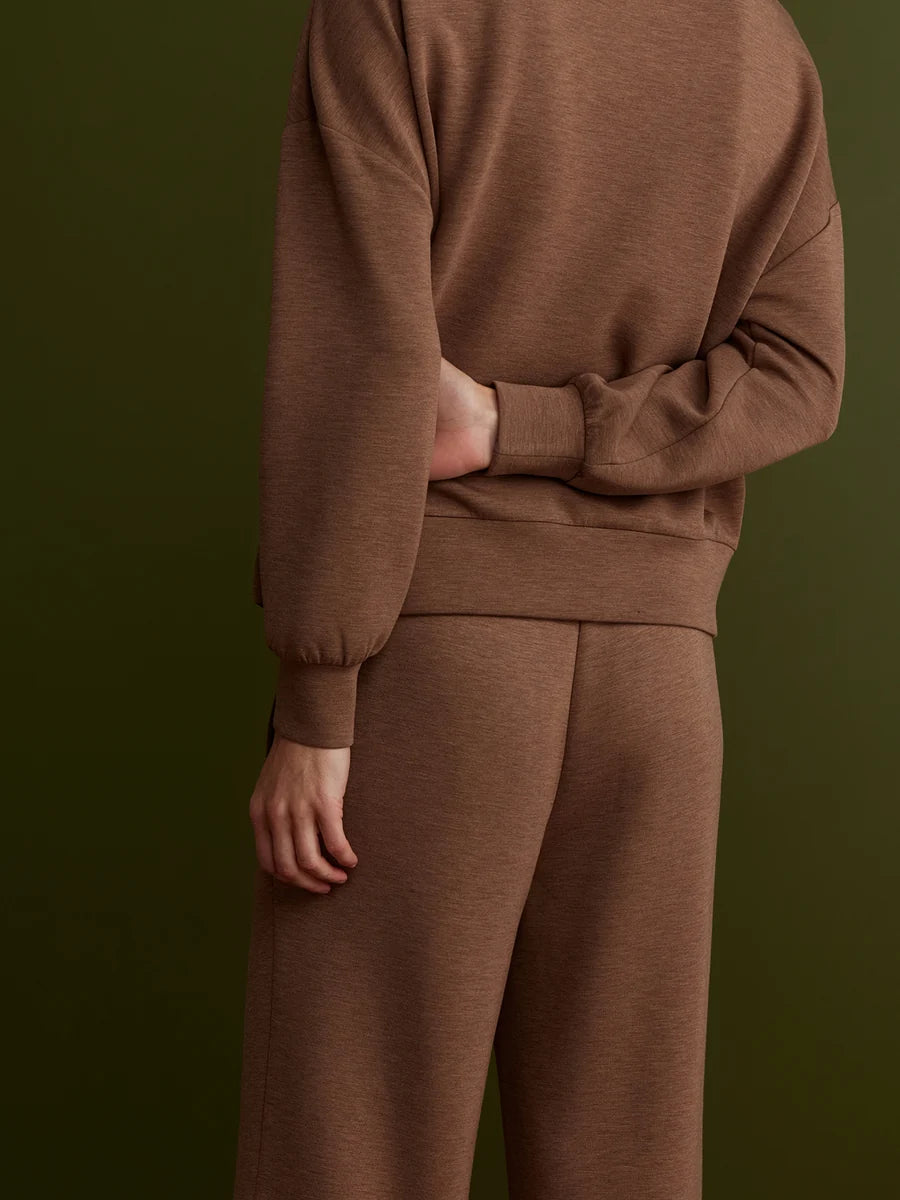 Wide Leg Pant 30"- Golden Bronze Marl