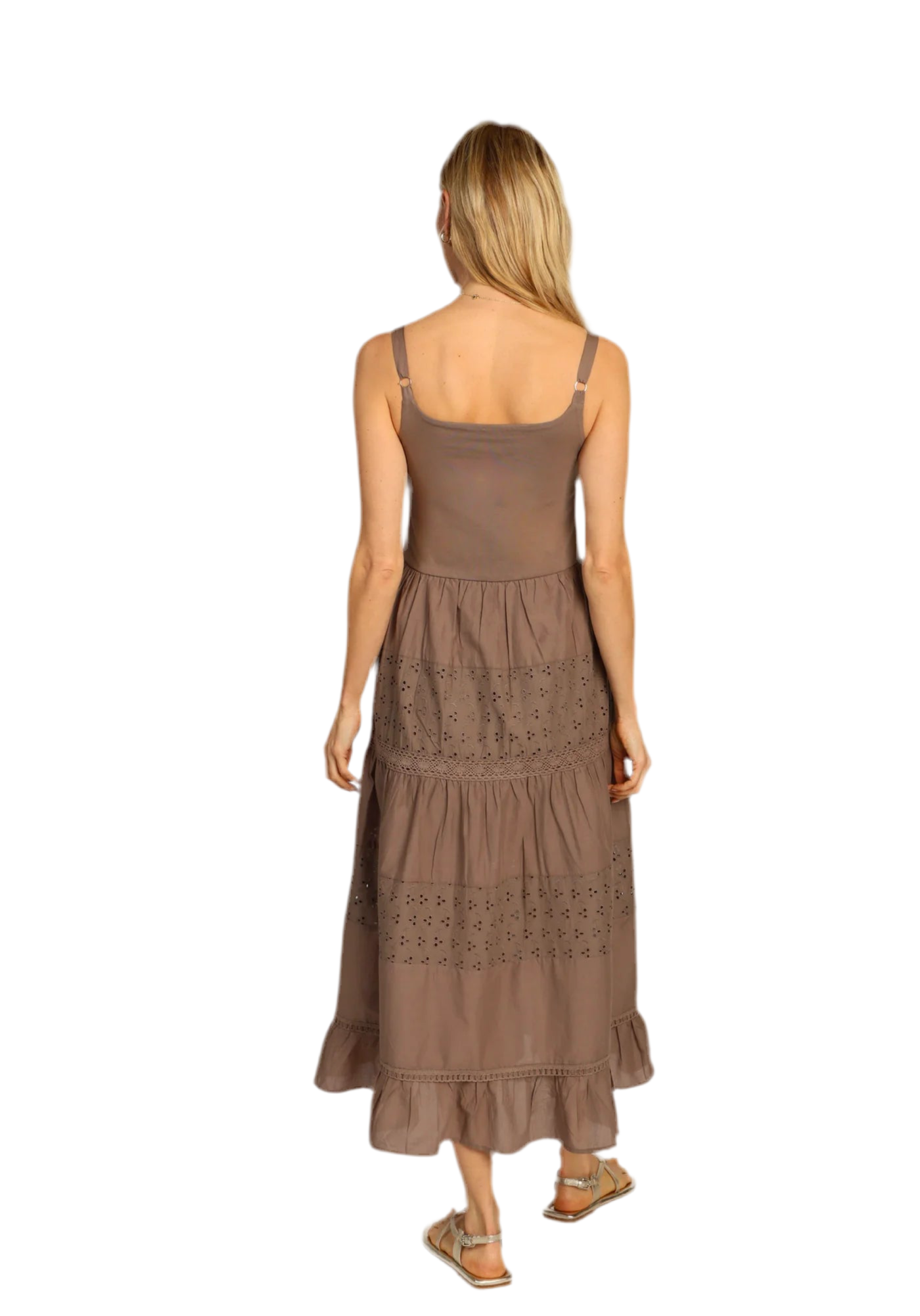 Victoria Dress- Brown
