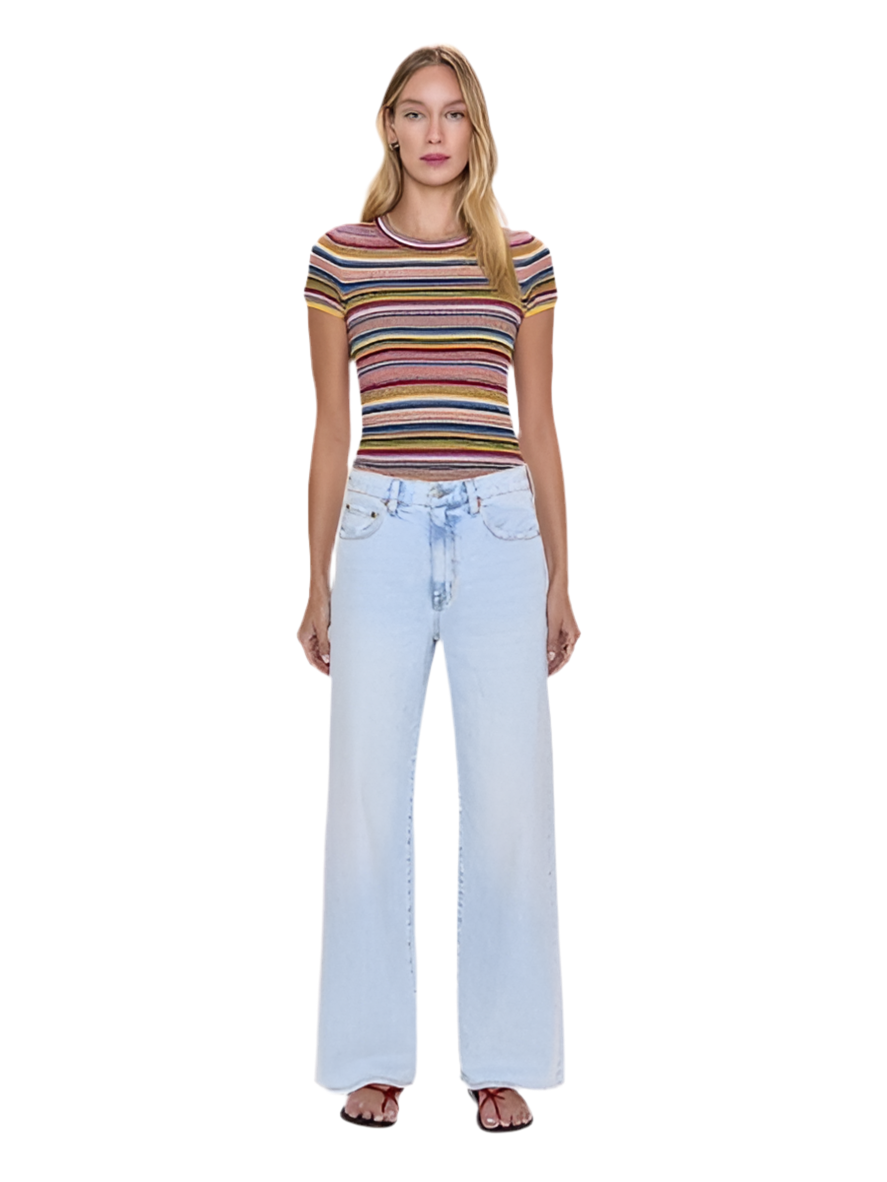 Hendrix High Rise Relaxed Jean- Waterfall