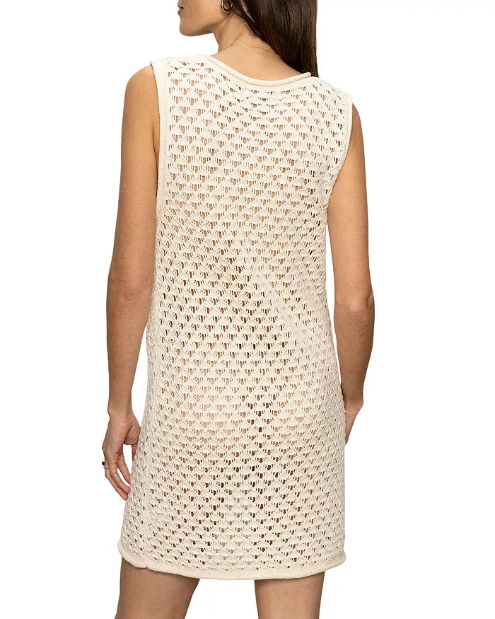 Smitten Shell Dress- Chalk