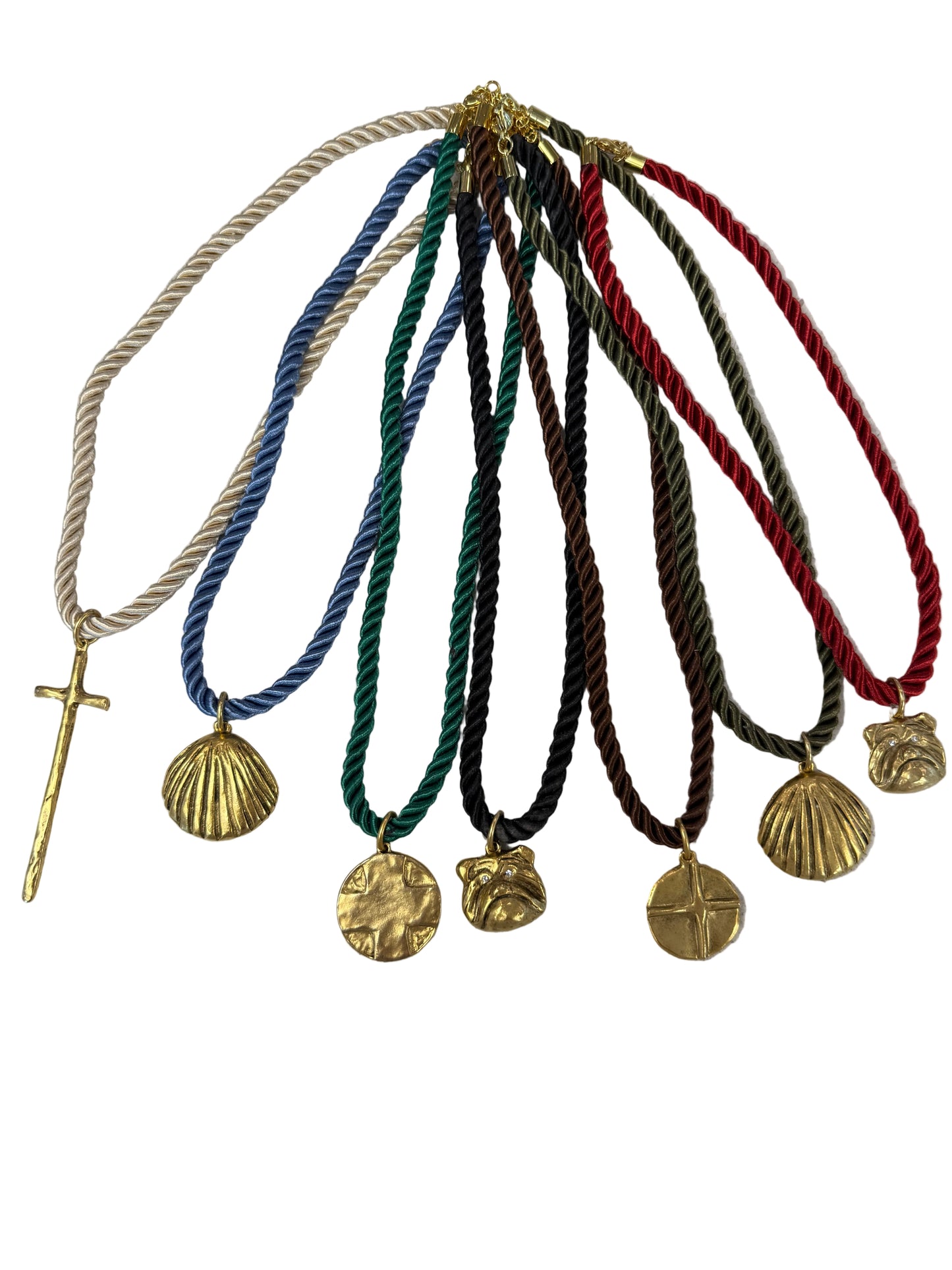 Rope and Charm Necklace