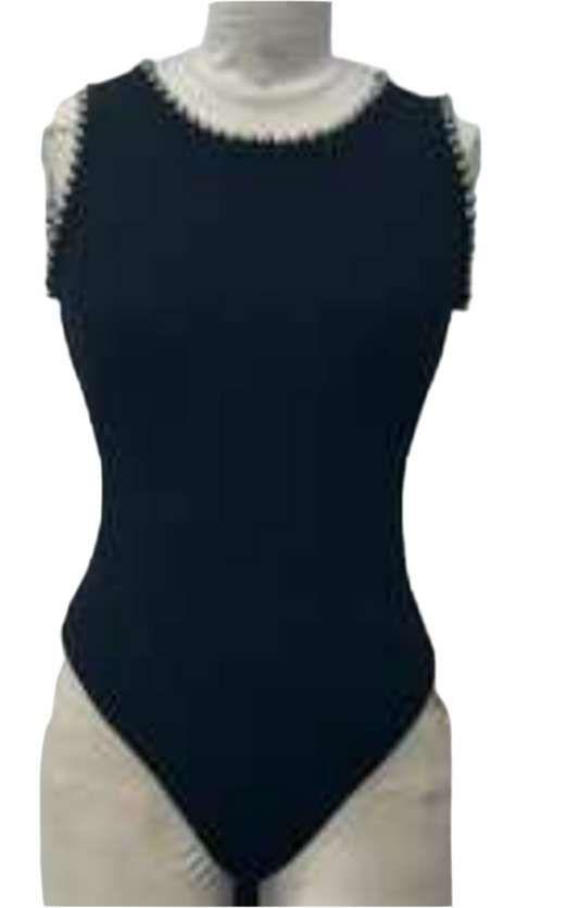 Roza Knit Bodysuit- Black