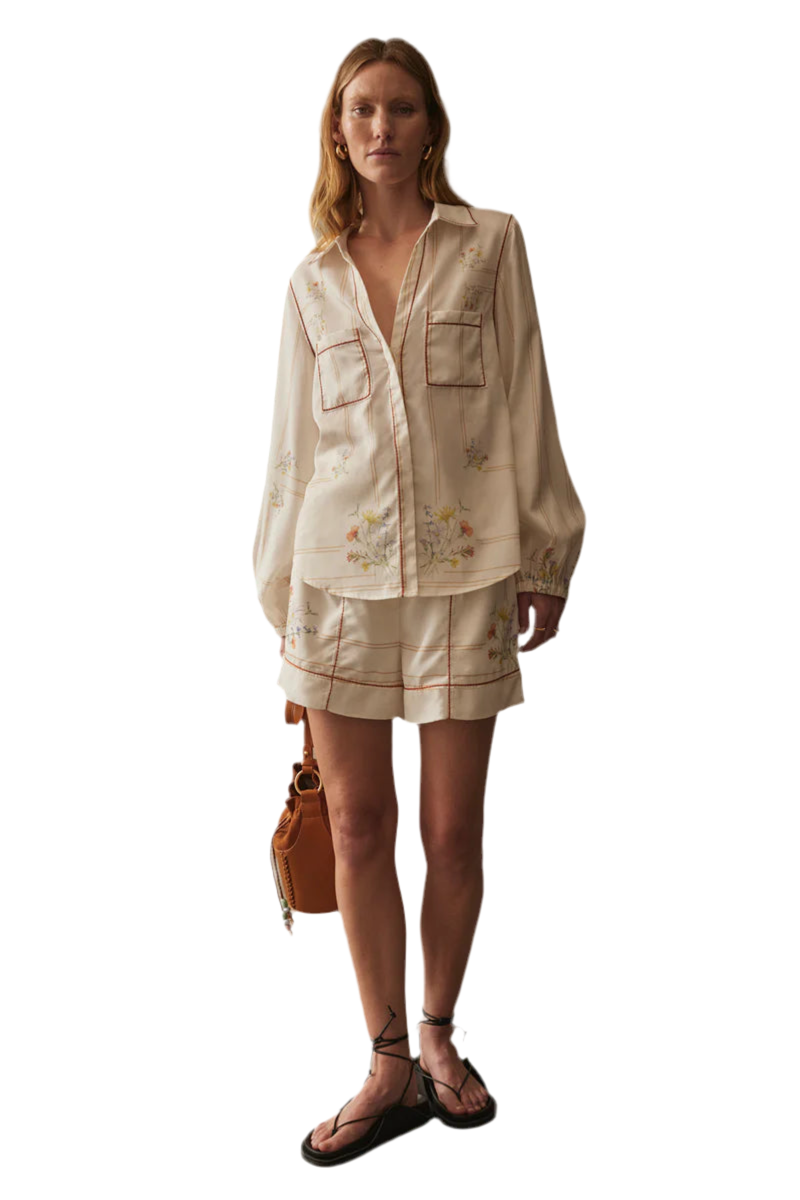 Fiora Button Down Shirt- Kaia Floral