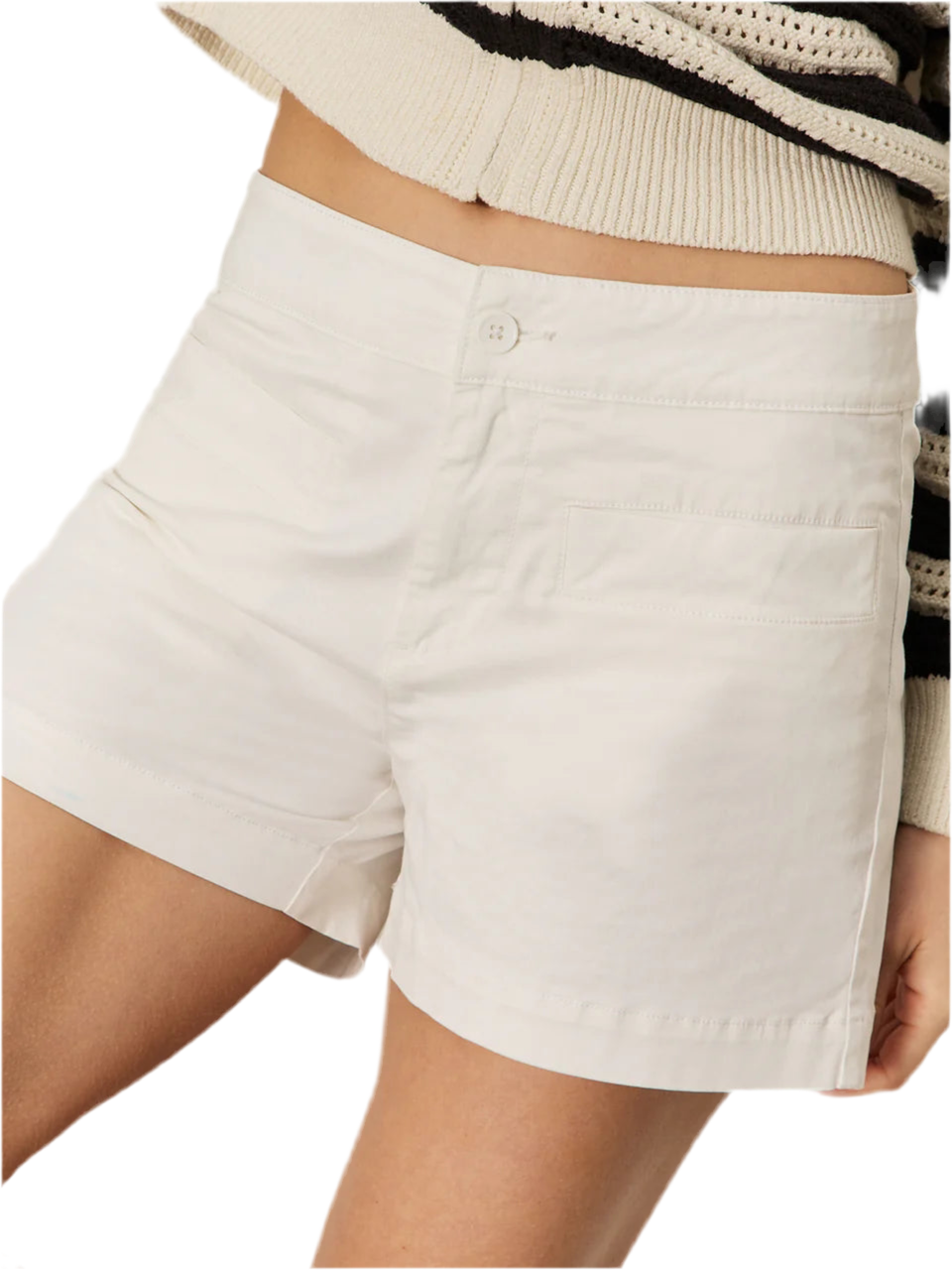 Voyage Short- Bleached White