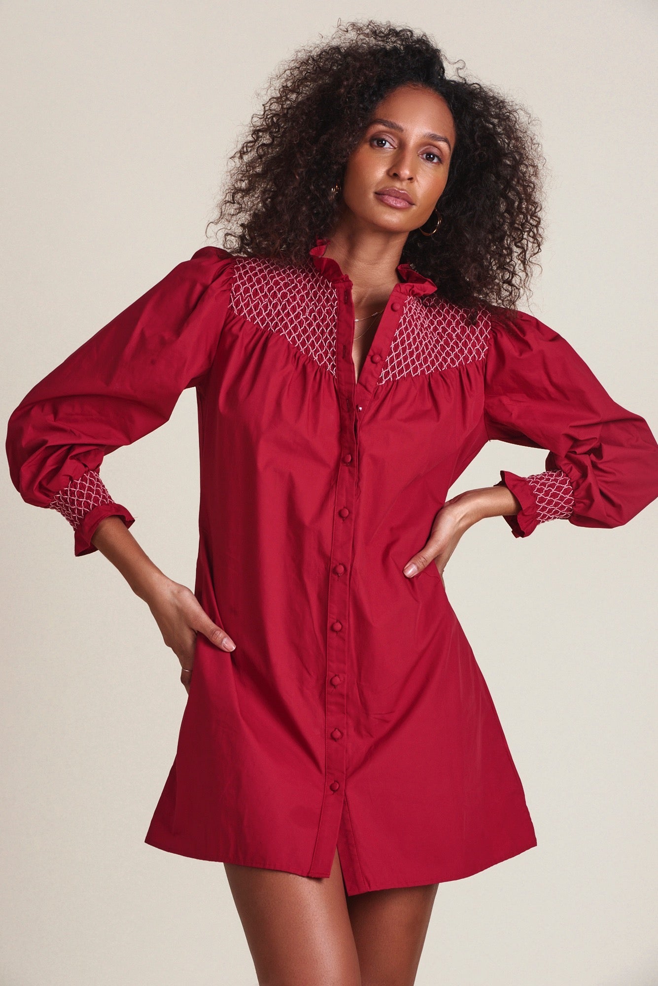 The Nicole Dress- Wine