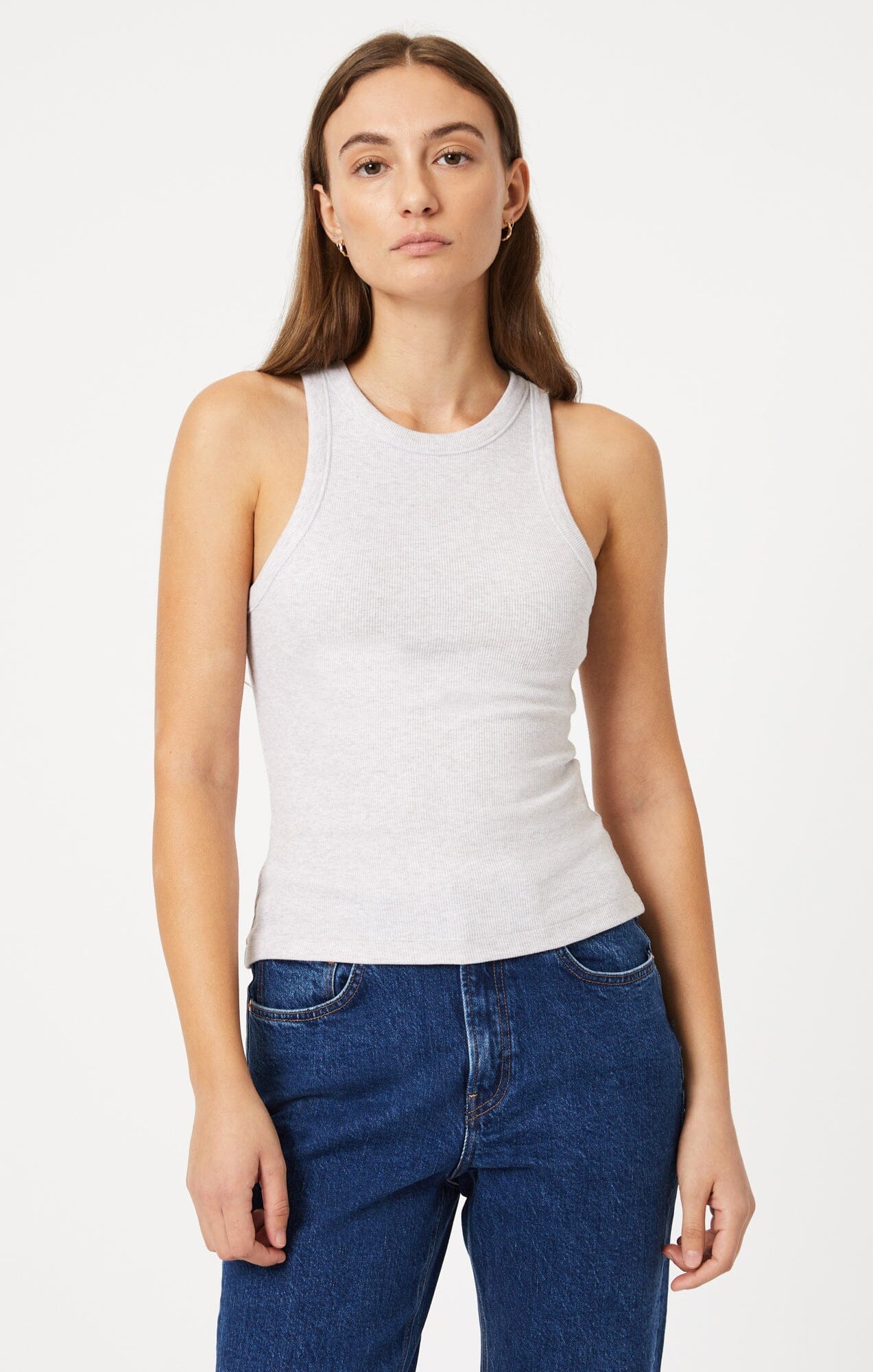 Racer Back Tank- Oatmeal