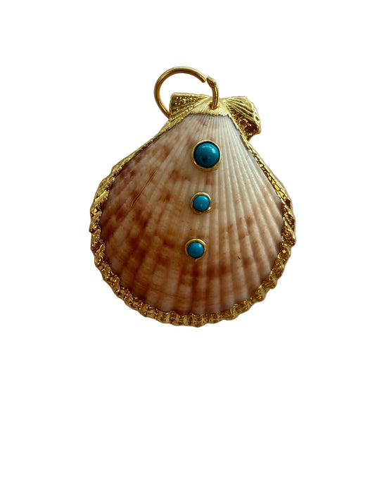 Scallop Seashell Pendant