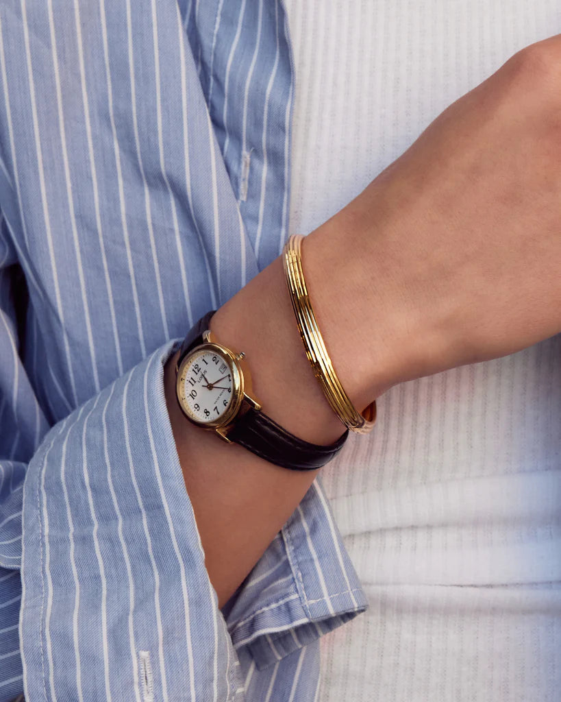 Remy Hinge Bracelet- Gold