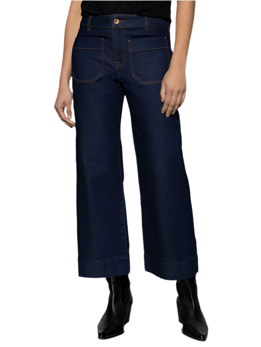 Marine Cropped Jean- Aspen
