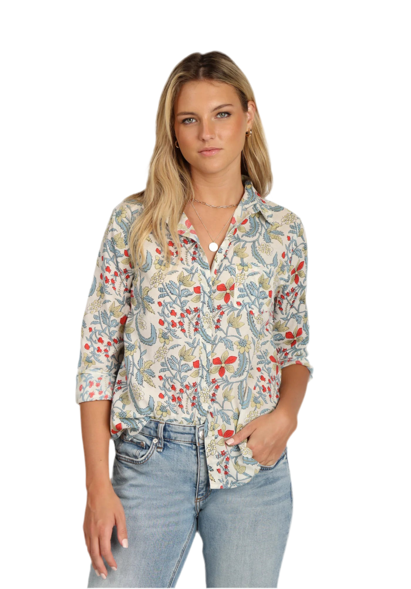 1 Pocket Button- Up