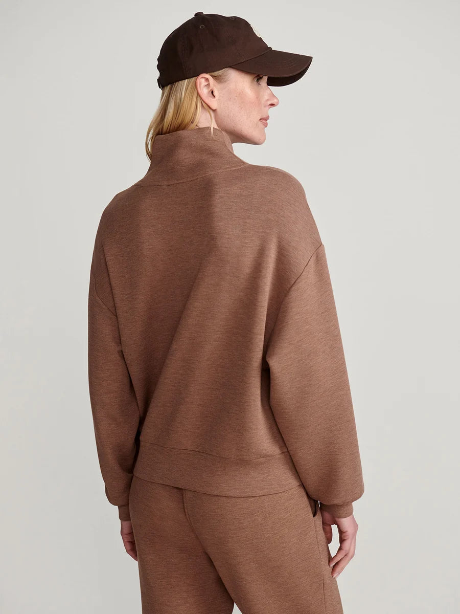 Davidson Sweat Shirt- Golden Bronze Marl