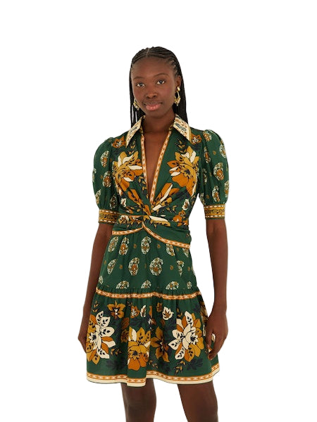 Ayla Mini Dress- Green