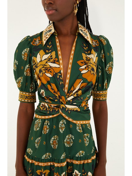 Ayla Mini Dress- Green