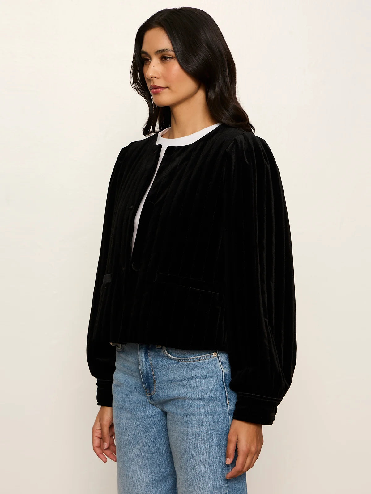 Pepper Velvet Jacket- Black