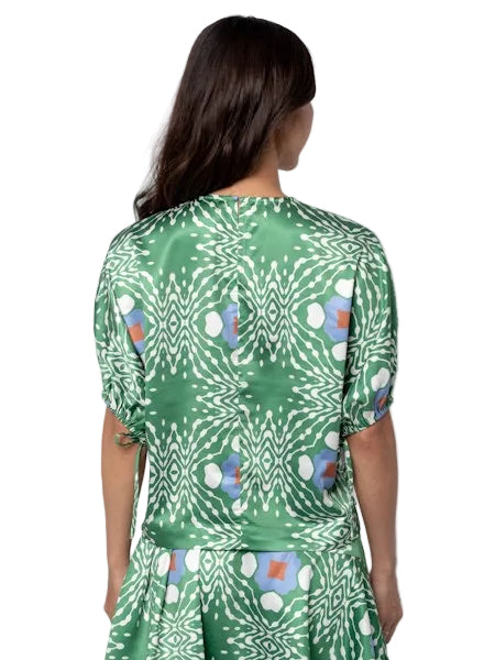 Bridgette Geo Print Blouse