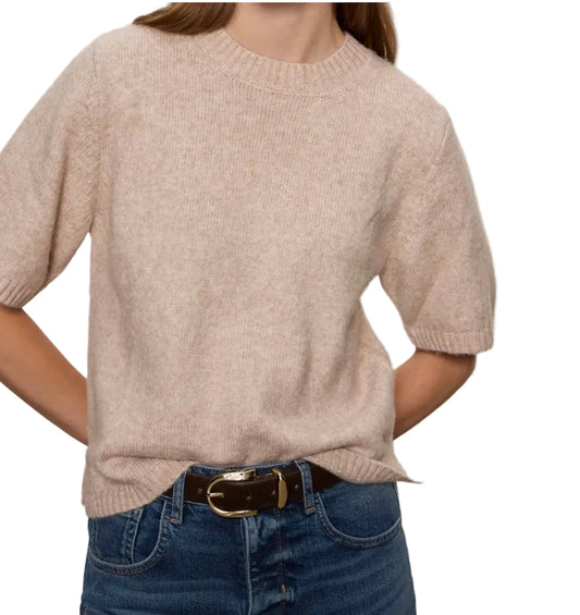 Perfect Sweater Tee- Fawn