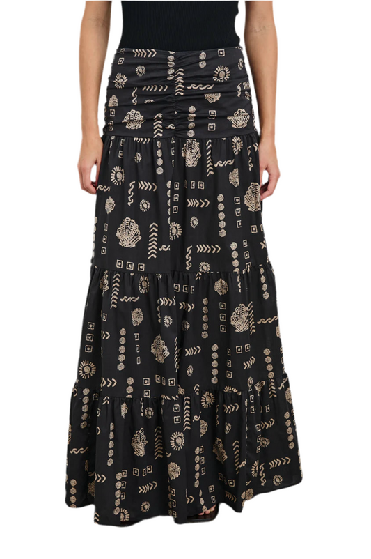 Agatha Beach Shells Maxi Skirt