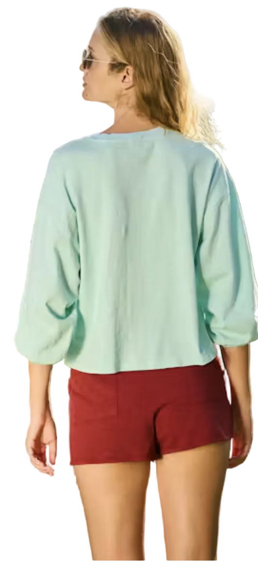 Sculpture Sweatshirt- Sea Glass