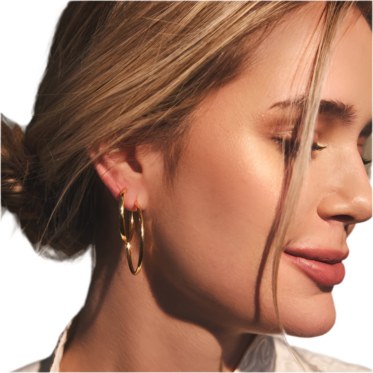 Robin Hoop 40mm- Gold