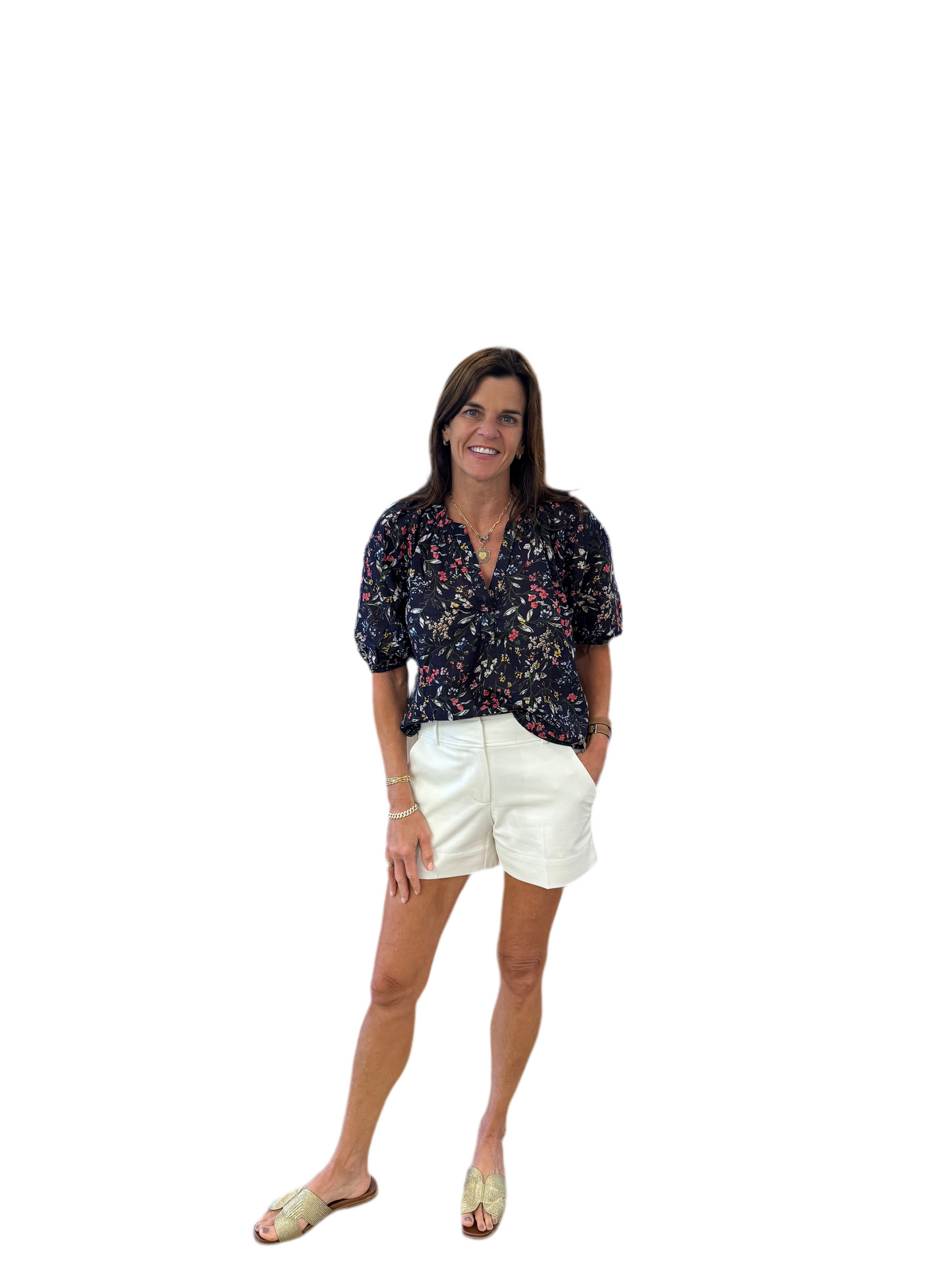 Anna Top- Navy