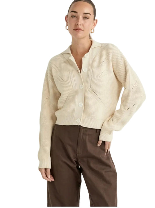 Hucker Cardigan- Cream