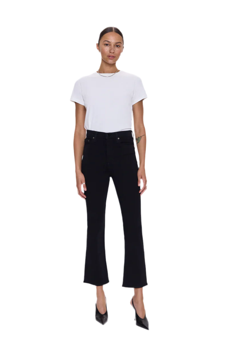 Lennon High Rise Boot Cut- Noir