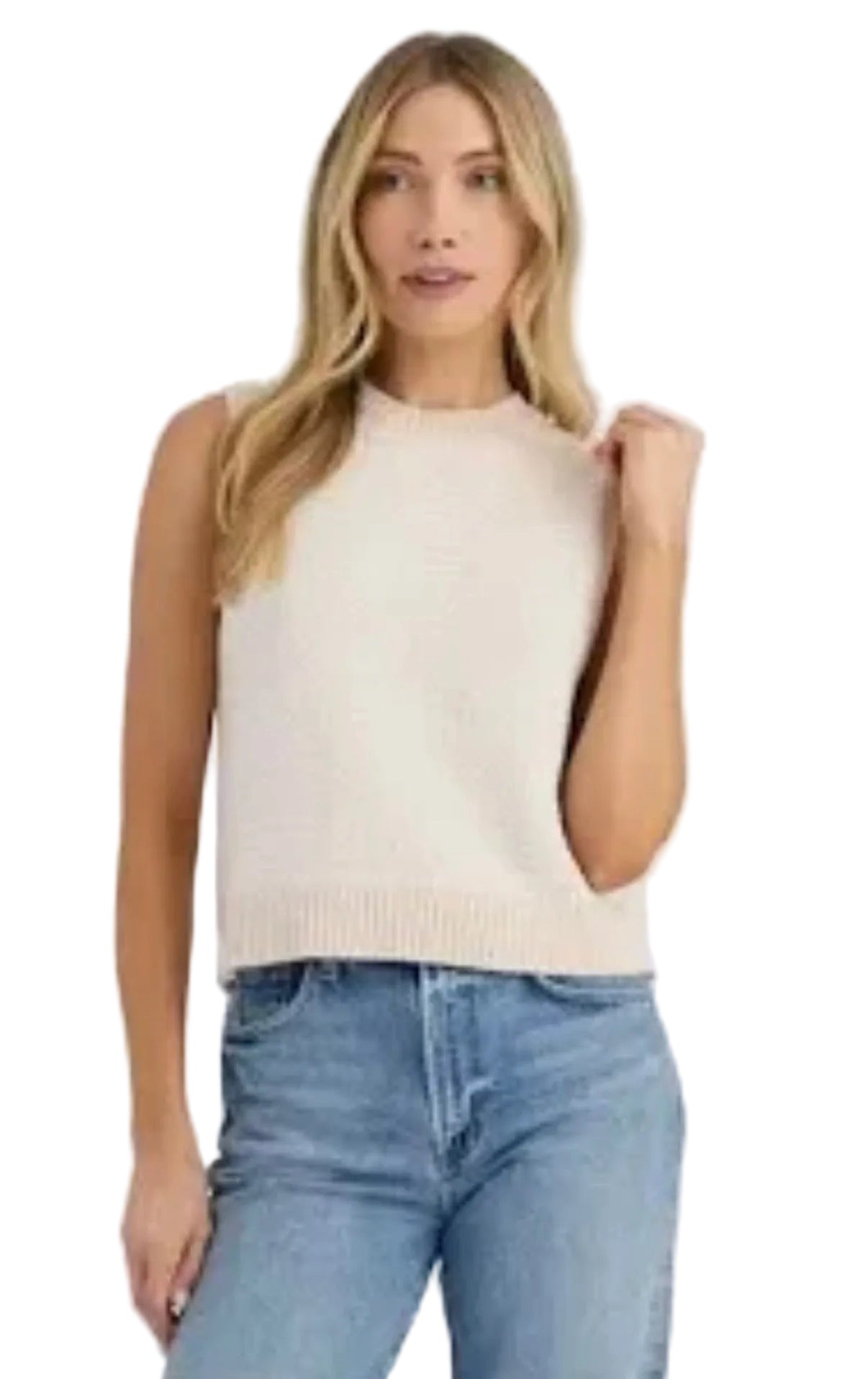Nyssa Vest- Cream