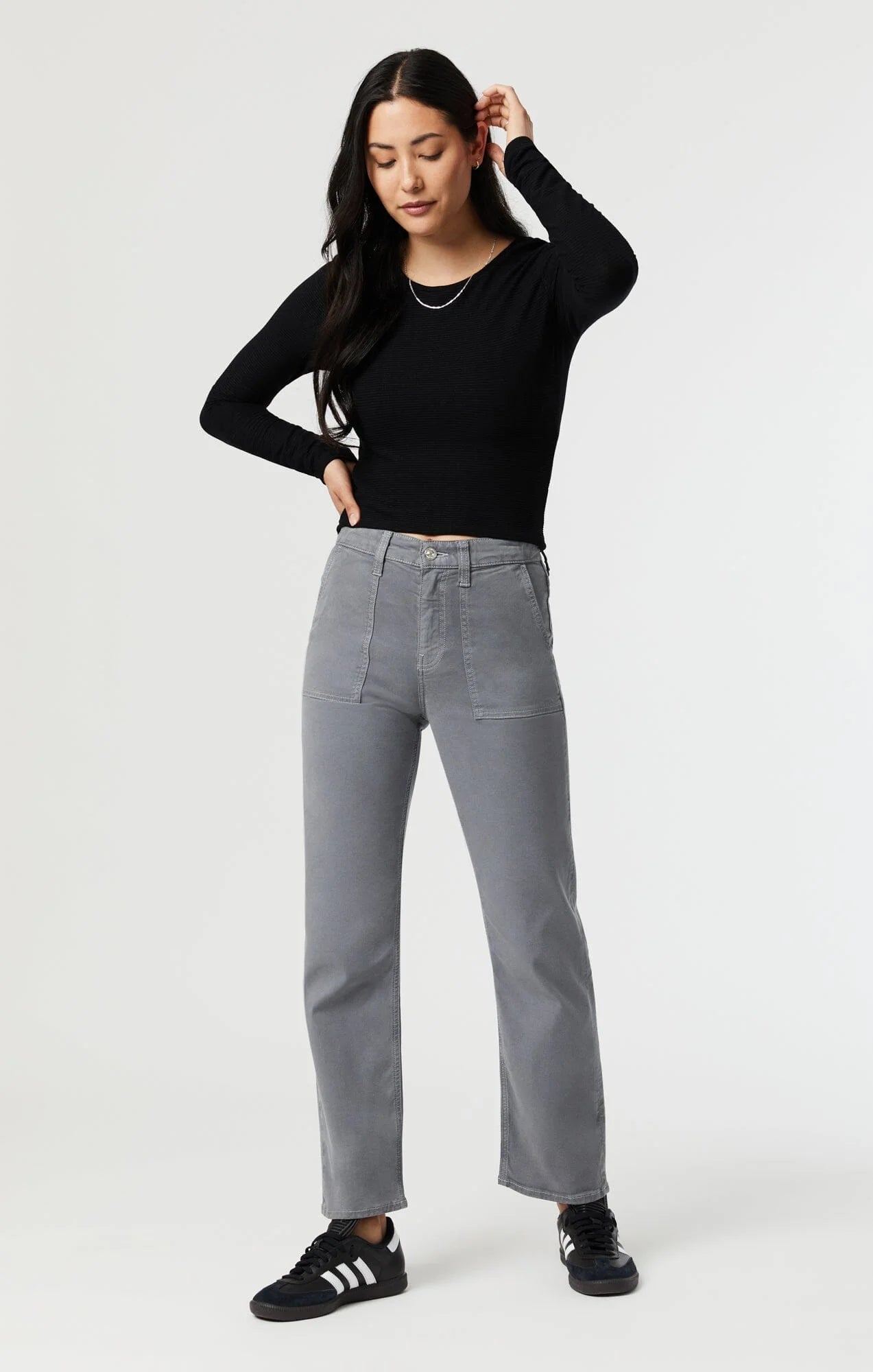 Shelia Front Pocket Pant- Quiet Shade