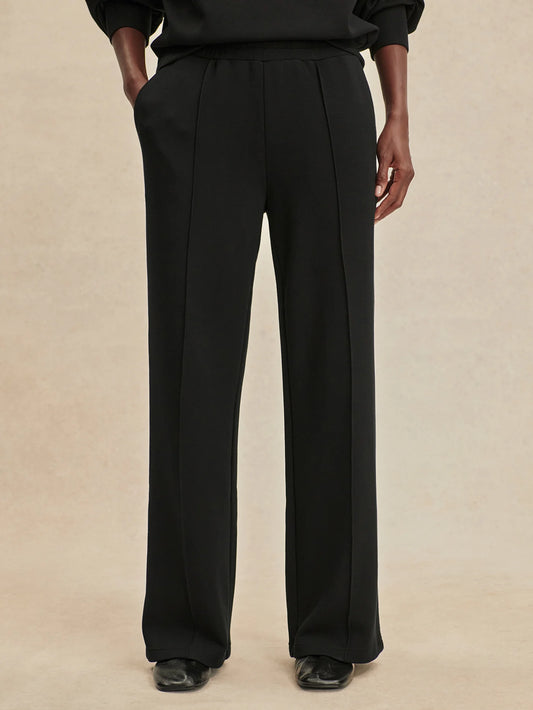 Wide Leg Pant 28"- Black