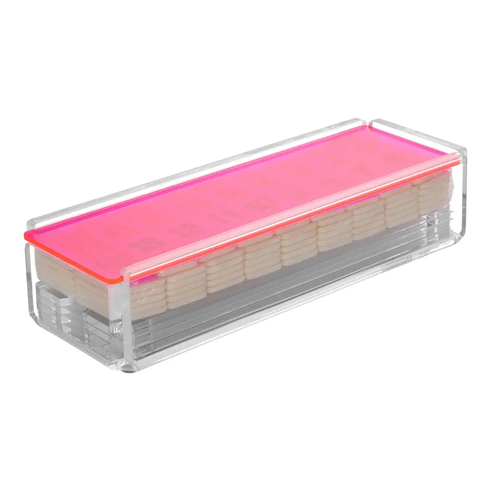 Lucite Rummy Game- Pink Lid