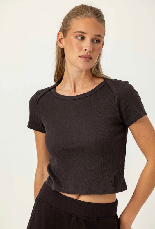 Baby Brother Tee- Espresso