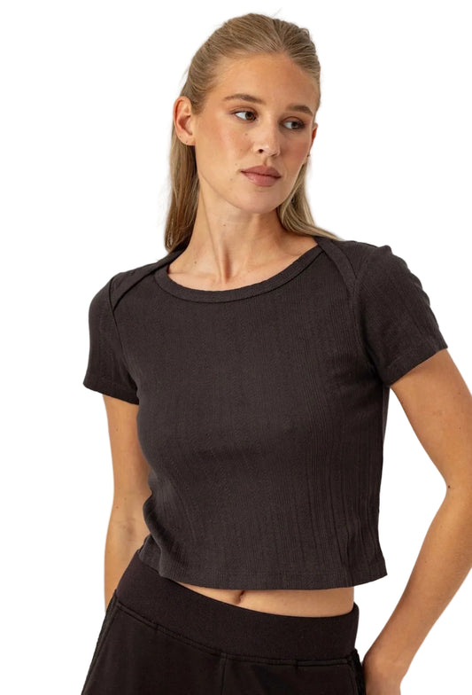 Baby Brother Tee- Espresso