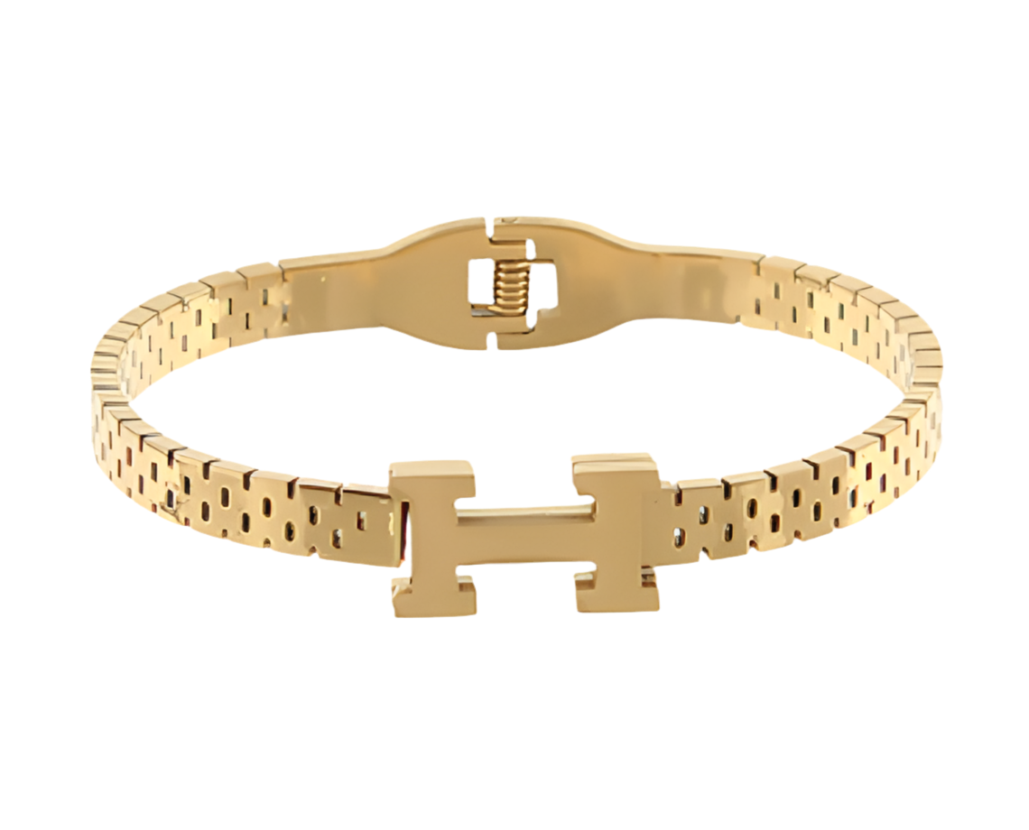 Chain Link H Bracelet