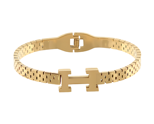 Chain Link H Bracelet