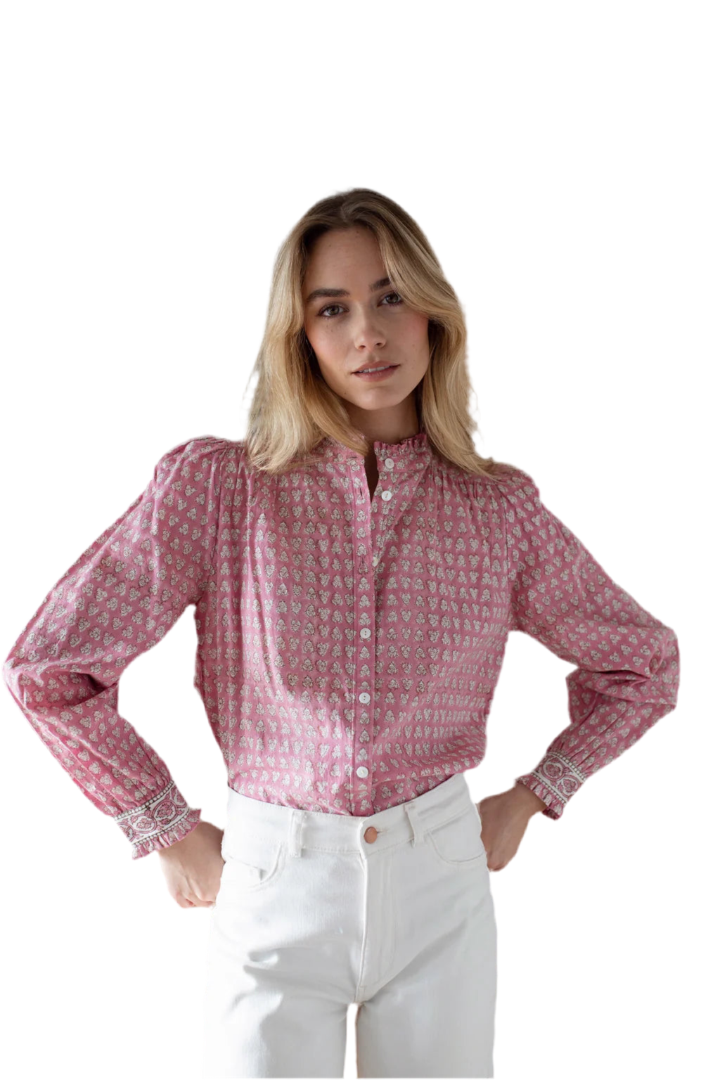 Charlie Shirt- Indigo Thistle