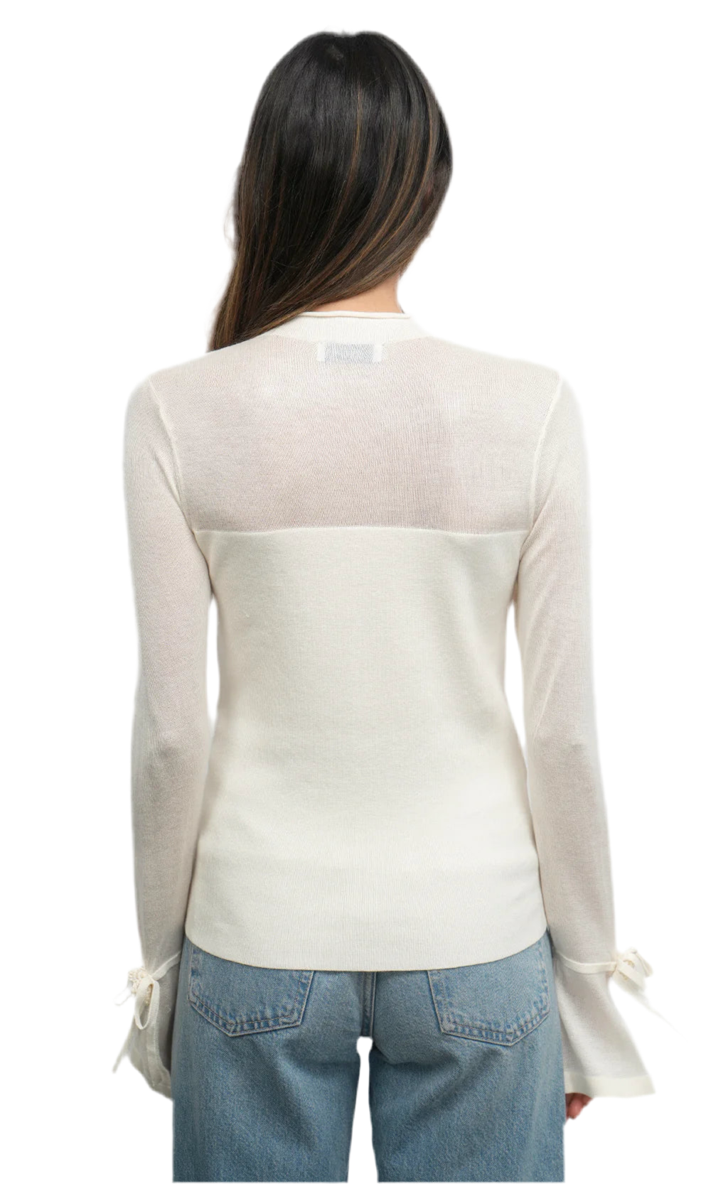 Valerie Sheer Yolk Knit- Ivory