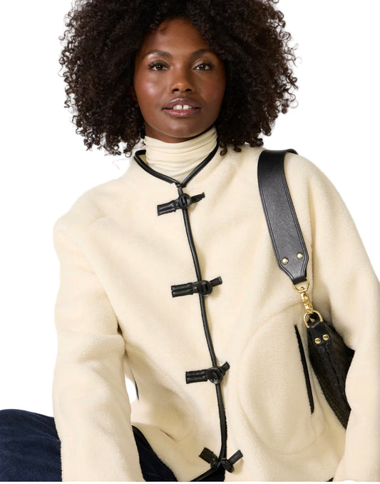 Powder Sherpa Jacket- Chalk