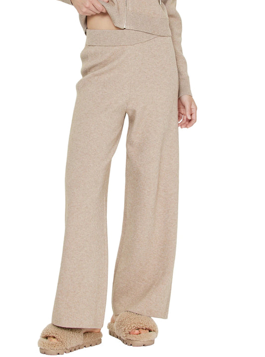 Knit Elastic Waist Pant- Mullet