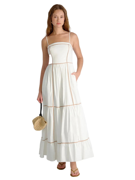 Cambria Maxi Dress- White