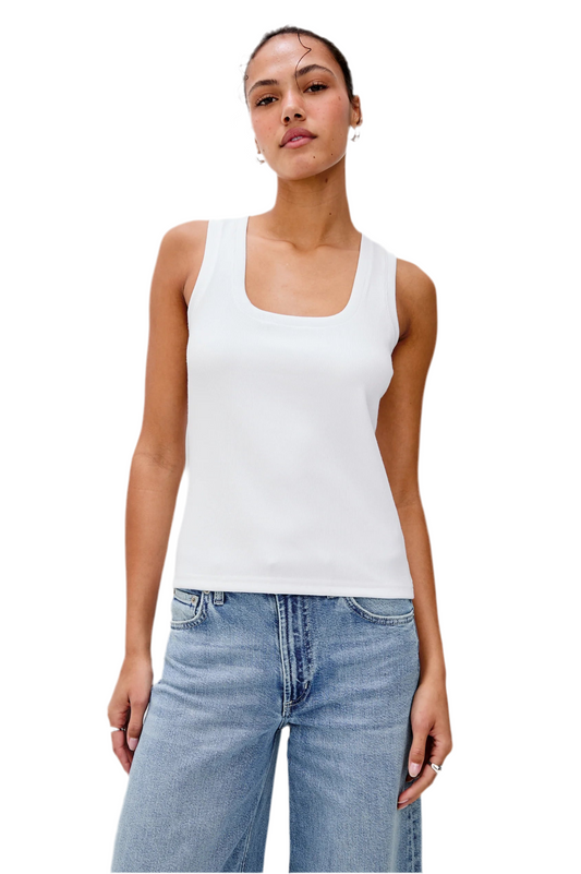 Bobbie Tank Top- White