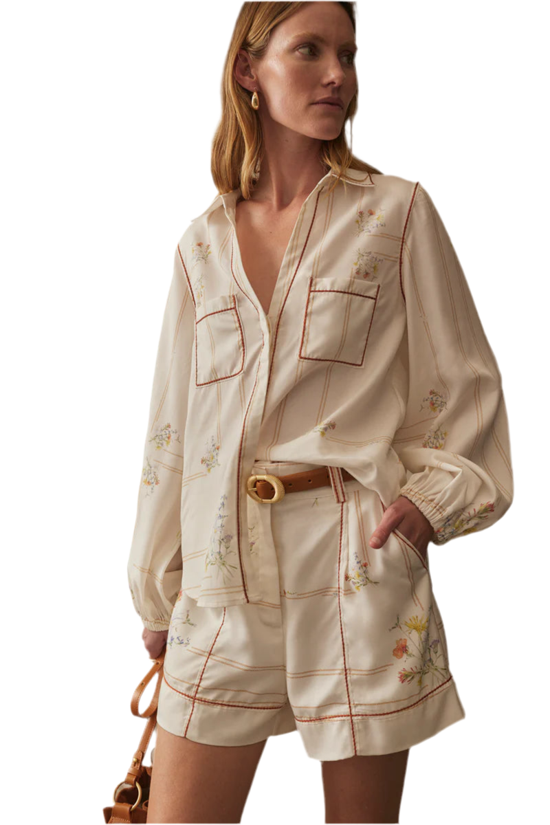 Fiora Button Down Shirt- Kaia Floral