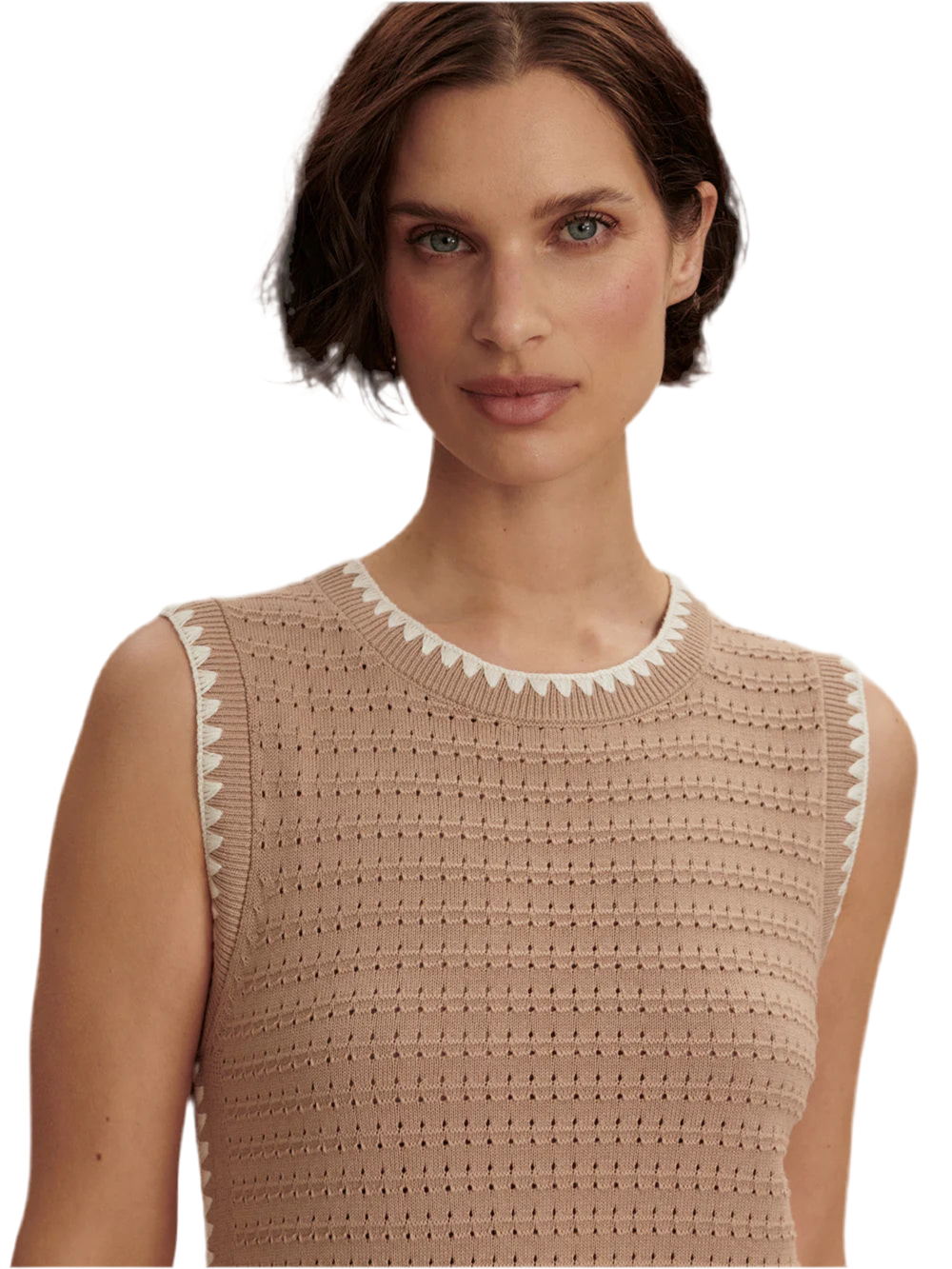 Dwight Tank Knit Dress- Taupe