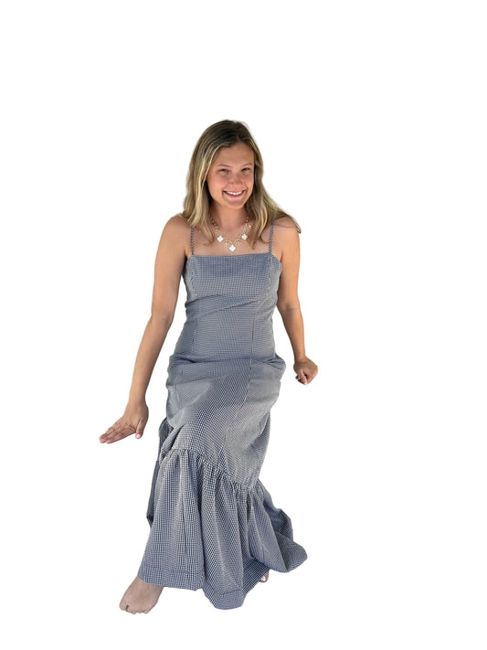 Tank Maxi Dress with Drop Hem