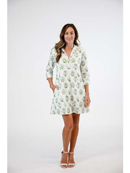 Sully Mandarin Dress- Wildflower