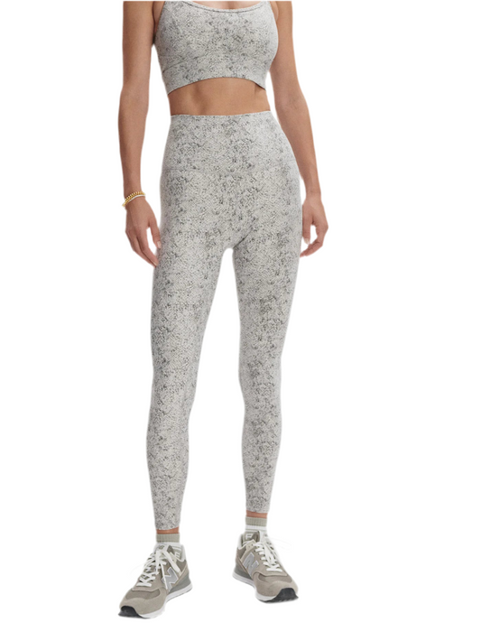 Move Super High Legging- Ivory Texture Snake