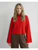 Chuck Turtleneck Sweater- Red
