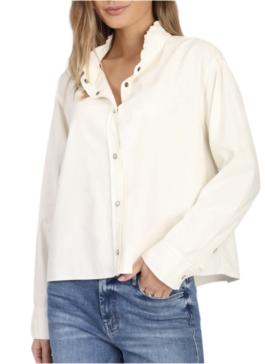 Lola Shirt Jacket- Natural